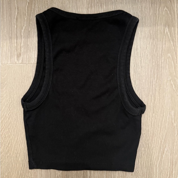 Zara black cropped tank - Picture 3 of 3